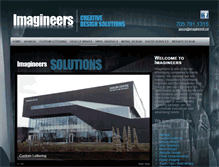 Tablet Screenshot of imagineers.ca